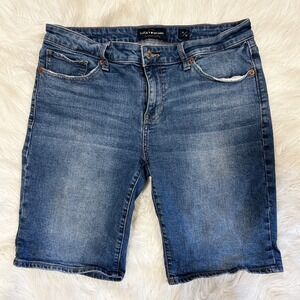 Lucky Brand The Bermuda Women's Blue Denim Shorts Size 10 30